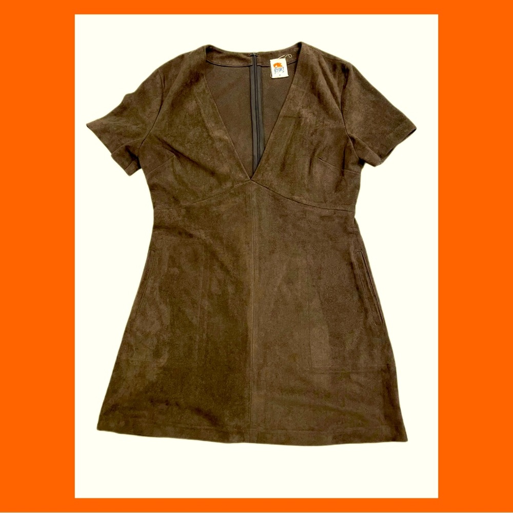Suede 70’s Go-Go Dress
